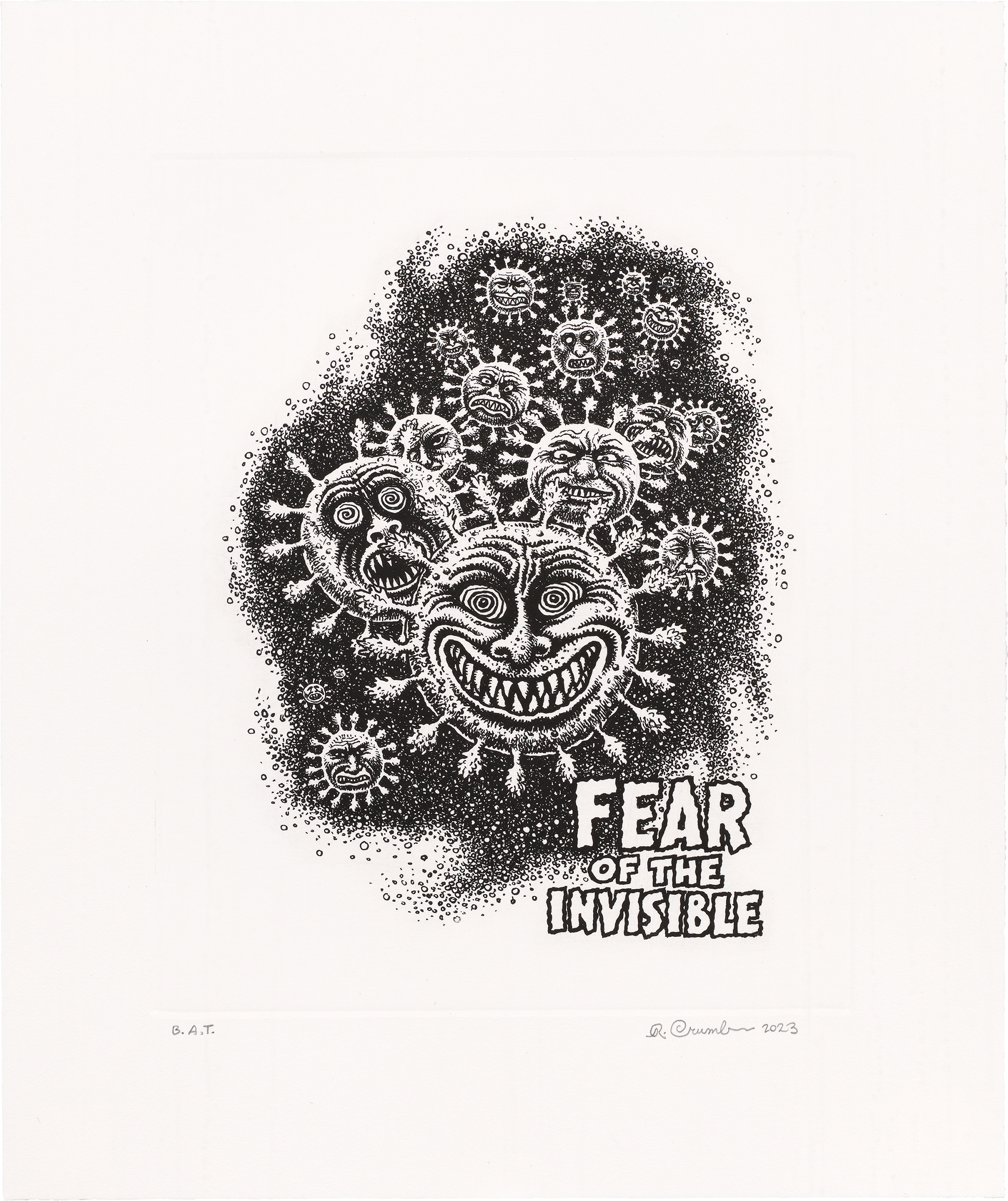 Fear of the Invisible R. Crumb | Buy Art Online | PLATFORM