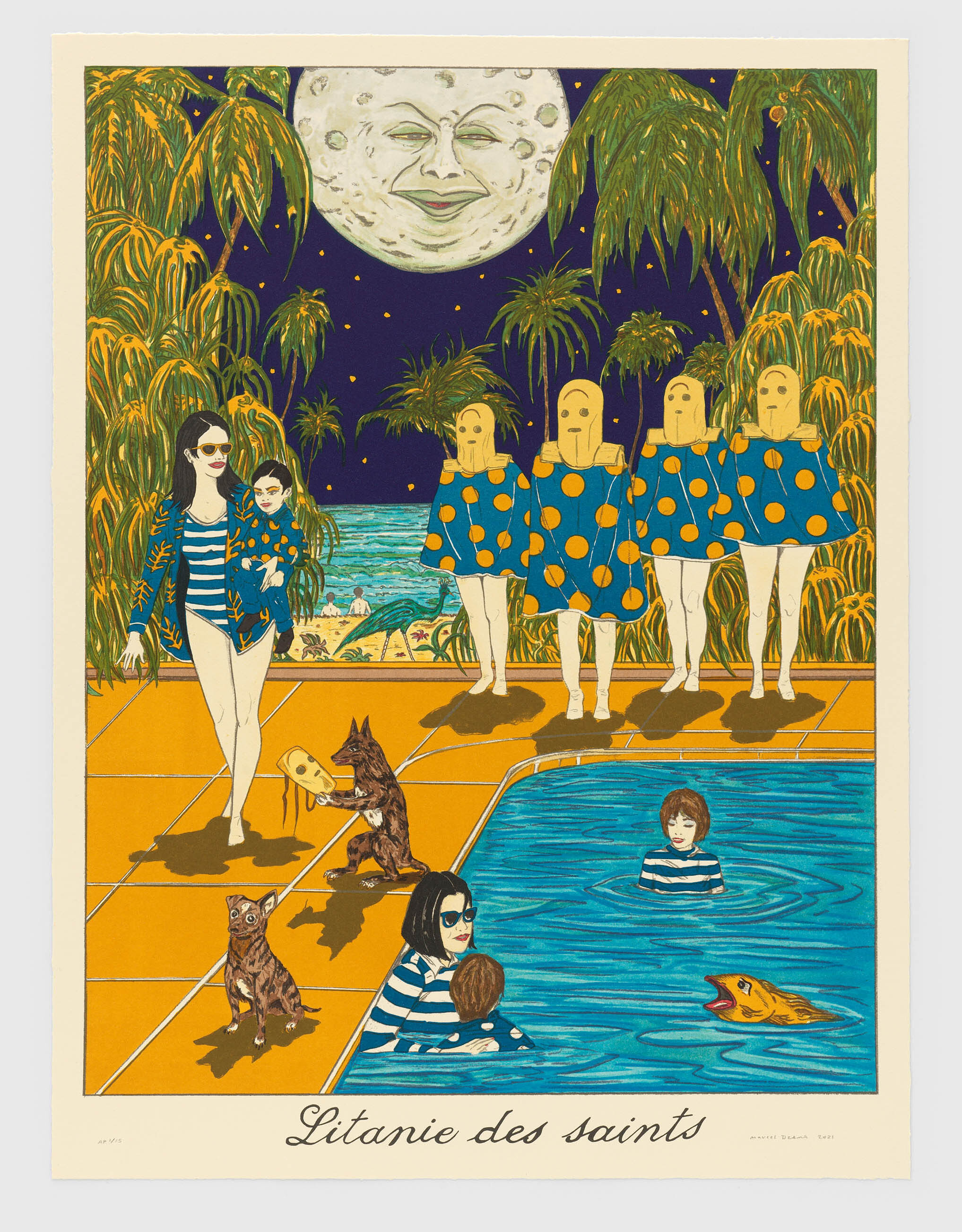 Under for opening eyelids of the moon Marcel Dzama | Buy Art 