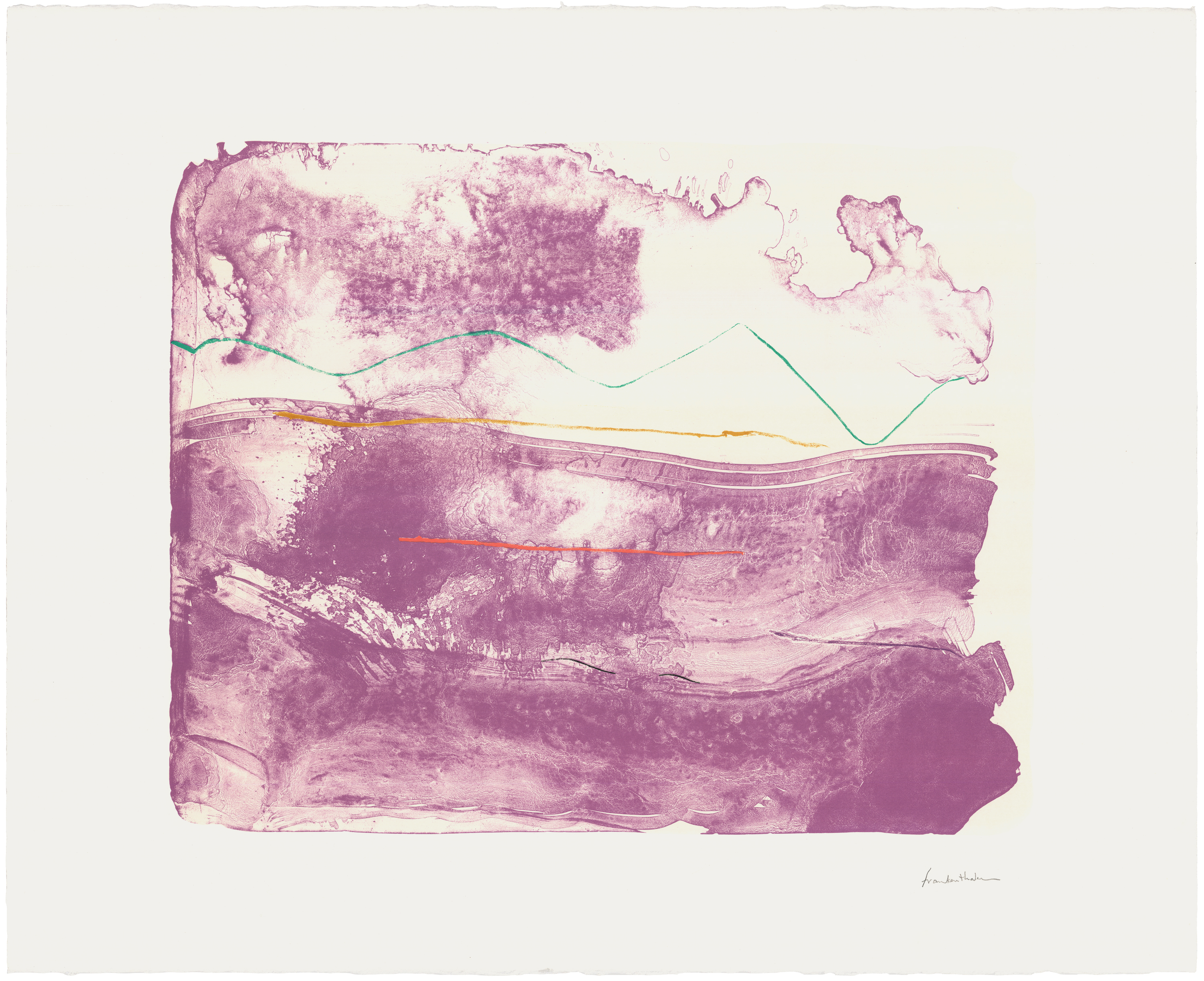 Lilac Sweep Helen Frankenthaler | Buy Art Online | PLATFORM