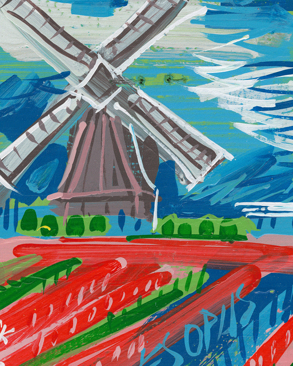Esopus Archive Mystery Painting Steve Keene | Buy Art Online